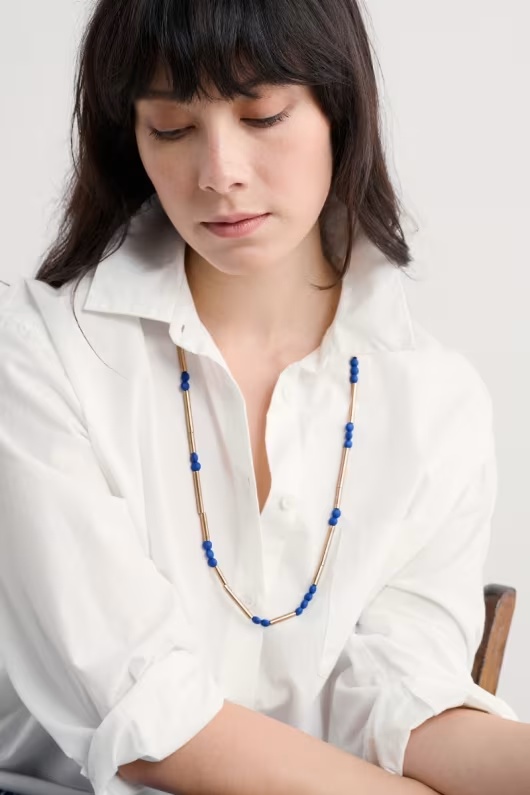 Bowjey Long Beaded Necklace 1 Bowjey Long Beaded Necklace