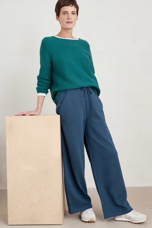 Ivy Barn Wide Leg Jersey Trousers