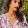 Corsage Flower Chain Necklace