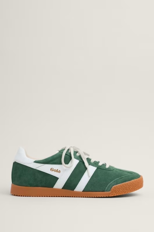 Gola Elan Trainers - Evergreen and White 1 Gola Elan Trainers - Evergreen and White