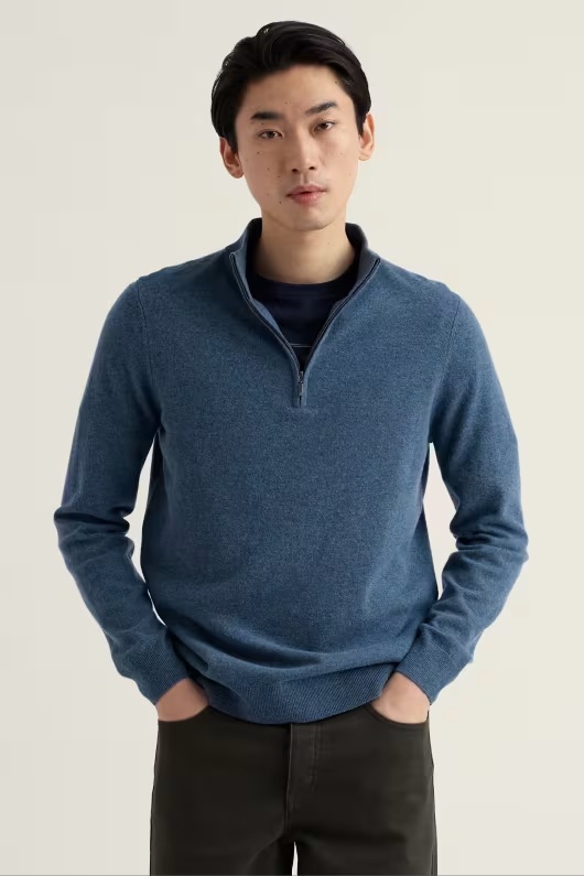 Men's Prow 1/4 Zip Knitted Jumper