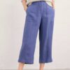 Poleacre Cropped Linen Trousers