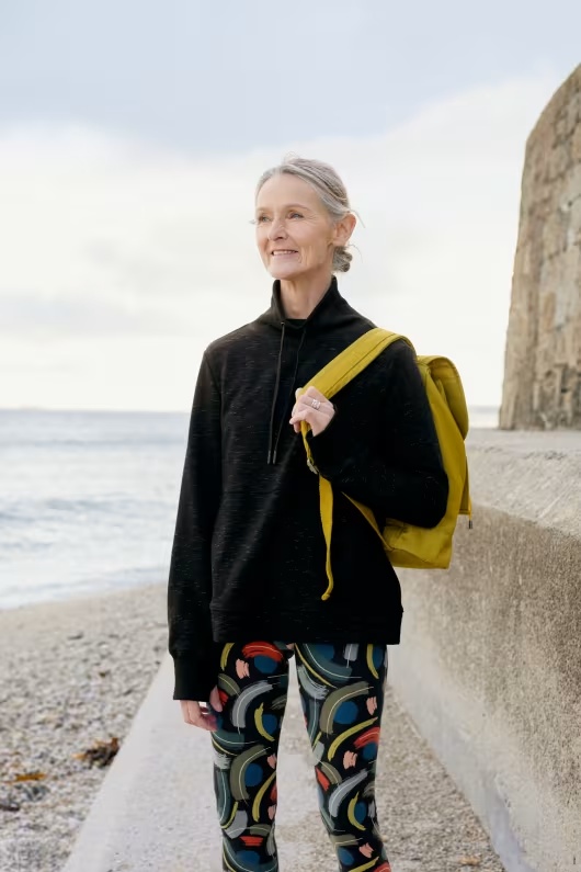 Bright Pebble Sweatshirt Top