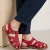 Green Lane Leather Sandals