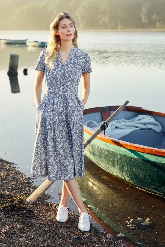 Handwriting Short Sleeve Dress 1 Handwriting Short Sleeve Dress