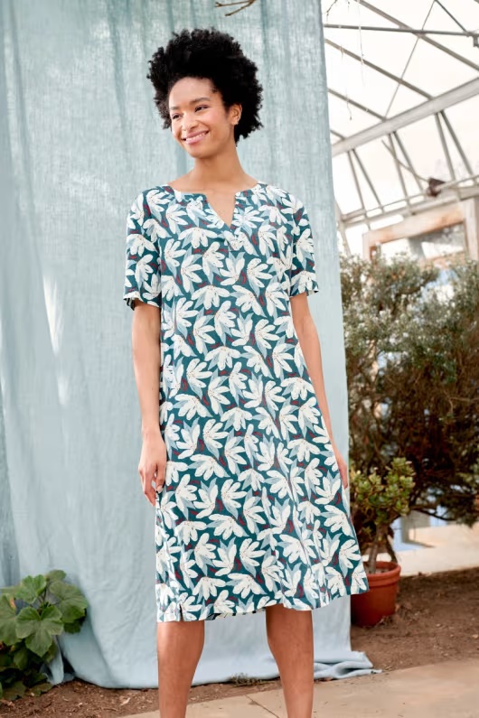 Field Walk Linen Blend Dress