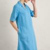 Net Float Linen Dress