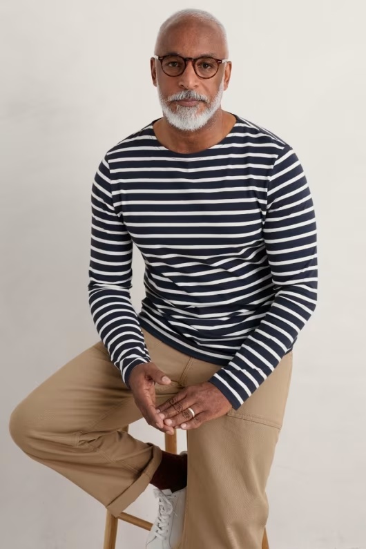 Men's Sailor Shirt in GOTS-Certified Organic Cotton