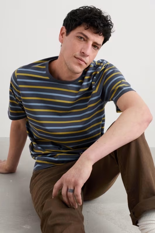 Men's Seven Seas Sailor Tee in GOTS-Certified Organic Cotton