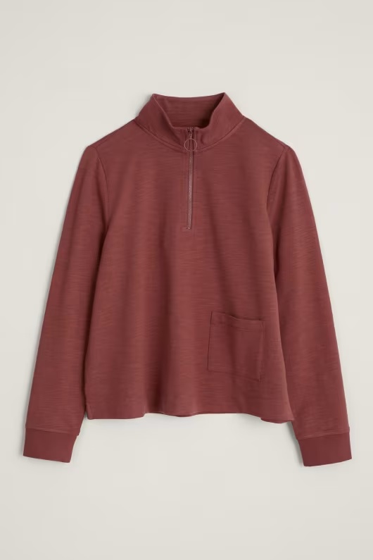 Circle Half Zip Sweatshirt