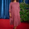 Coastal Flower Midi Dress