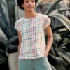 Trendine Hills Checked Top