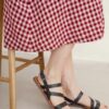 Wave Song Strappy Leather Sandals