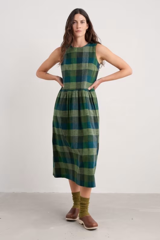Brouse Sleeveless Dress in Organic Cotton 1 Brouse Sleeveless Dress in Organic Cotton