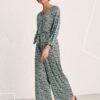 Tendrine Wide Leg Jersey Jumpsuit