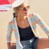 Bosporthennis 3/4 Sleeve Cardigan