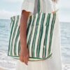 Singing Water Quilted Tote Bag