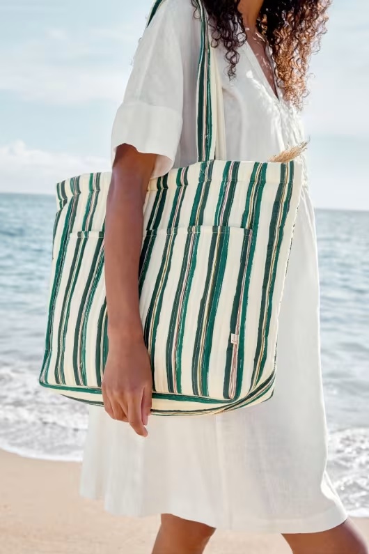 Singing Water Quilted Tote Bag 1 Singing Water Quilted Tote Bag