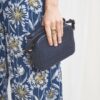 Woven Sea Fan Leather Cross-Body Bag
