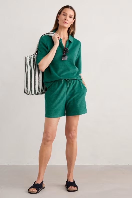 Skua Shorts in GOTS-Certified Organic Cotton Terry Towelling