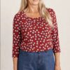 Needle Point Jersey Top