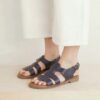 Pine Track Leather Sandals