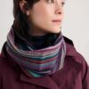 North Cliffs Striped Snood With Merino