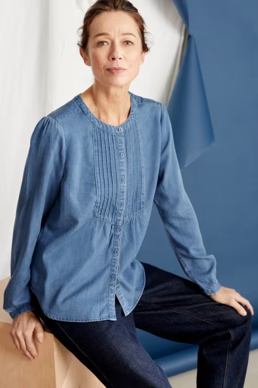 Quaker Pintuck Shirt 1 Quaker Pintuck Shirt