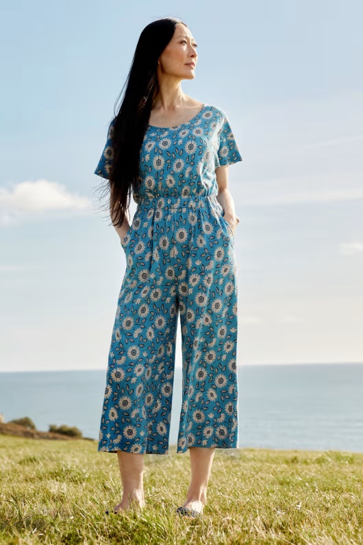 High Spirits Wide Leg Jersey Jumpsuit