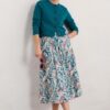 Cliff Road Midi Skirt in GOTS-Certified Organic Cotton