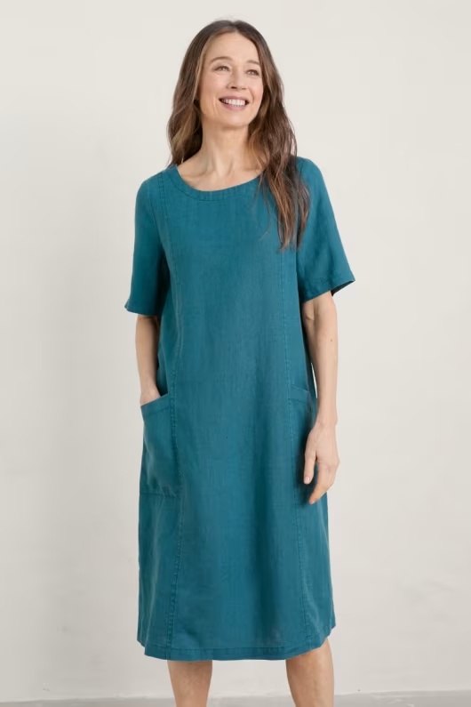 Painting Class Linen Dress