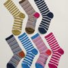 Gift Box of 7 Women's Striped Sailor Socks