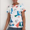 Pebble Art Cotton Voile Top