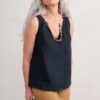 Sunlit Seagrass Linen Vest