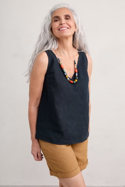 Sunlit Seagrass Linen Vest 1 Sunlit Seagrass Linen Vest