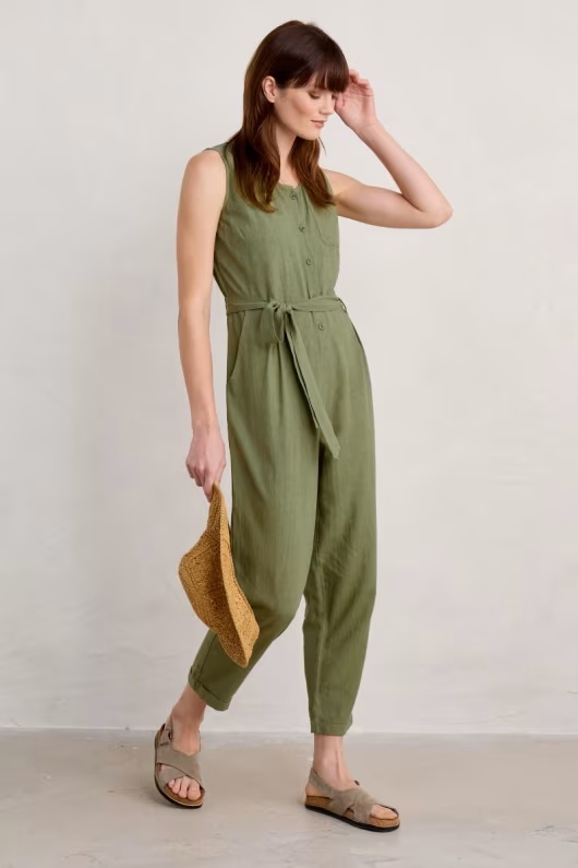 Abbey Pool Sleeveless Jumpsuit