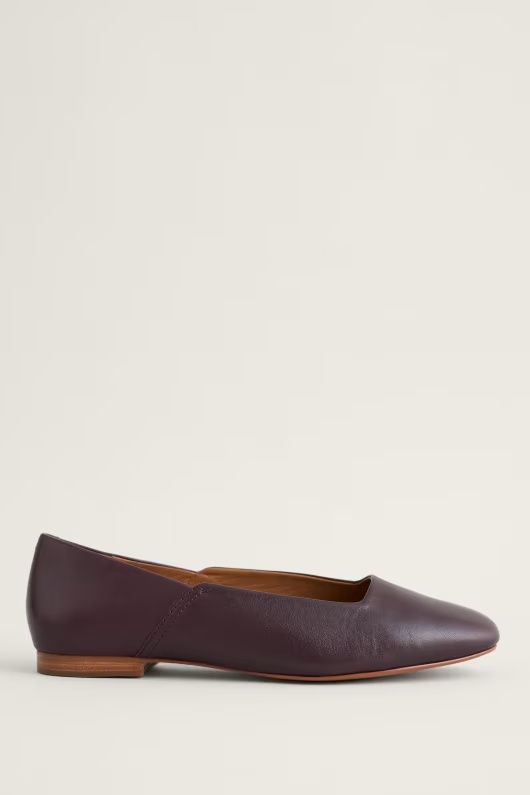 Paving Leather Slip-on Shoes