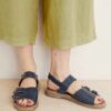 Saints Way Adjustable Leather Sandals