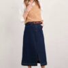 Bowline Denim Midi Skirt
