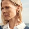 Dew Drop Hoop Earrings