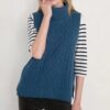 Crantock Cable Knit Vest