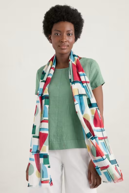 Ballard Point Cotton Scarf