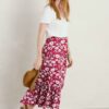 West Tiered Midi Skirt