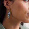 Posies Ceramic Bead Drop Earrings