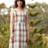 Red Squirrel Checked Dress