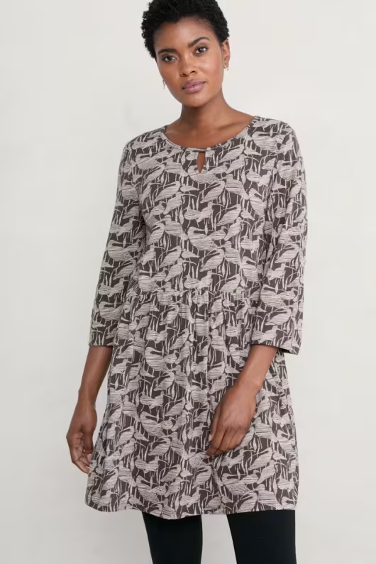 Sky's Mirror Organic Cotton Jersey Tunic 1 Sky's Mirror Organic Cotton Jersey Tunic
