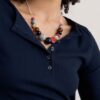 Arthyen Ceramic & Glass Bead Necklace