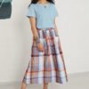 Susan Checked Skirt