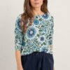 Penberth Organic Cotton Printed Jumper