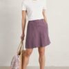Tree Ring Linen Skirt
